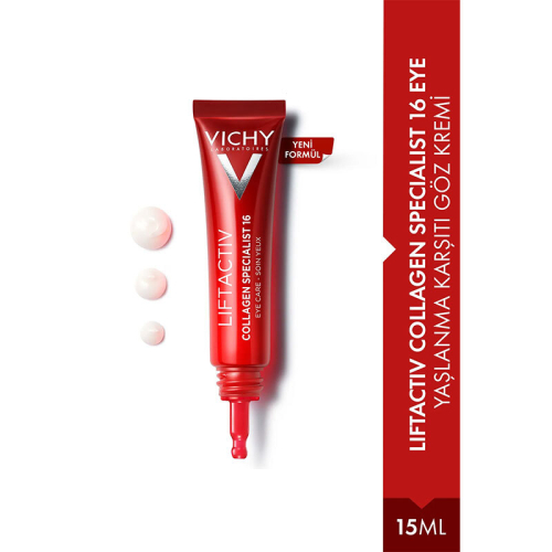 Vichy Liftactiv Collagen Specialist Yaşlanma Belirtilerine Karşı Göz Bakım Kremi 15 ml - 5