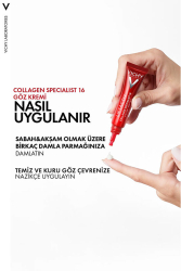 Vichy Liftactiv Collagen Specialist Yaşlanma Belirtilerine Karşı Göz Bakım Kremi 15 ml - 7