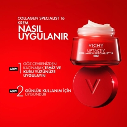 Vichy Liftactiv Collagen Specialist Yaşlanma Karşıtı Bakım Kremi 50 ml - 4