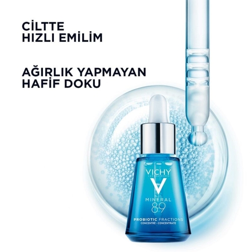 Vichy Mineral 89 Probiyotik Aydınlatıcı Yenileyici ve Bariyer Onarıcı Serum 30 ml - 5