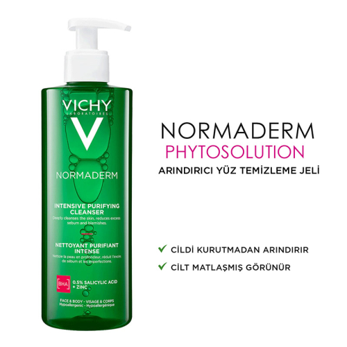 Vichy Normaderm Phytosolution Arındırıcı Jel 400 ml - 3