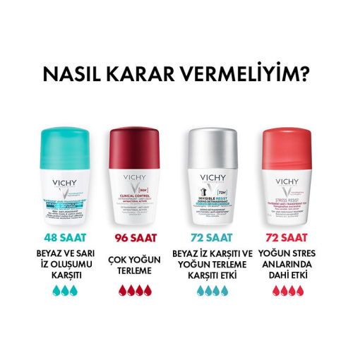 Vichy Terleme Karşıtı İz Bırakmayan Deodorant 50 ml - 9