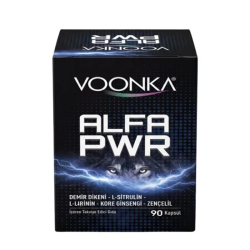 Voonka Alfa Pwr Takviye Edici Gıda 90 Kapsül - 1