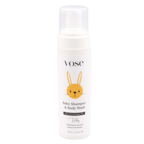 Vose Bebek Saç ve Vücut Köpük Şampuan 200 ml - Vose