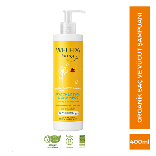 Weleda Calendula Organik Saç ve Vücut Şampuanı 400ml - 2