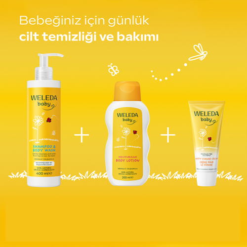 Weleda Calendula Organik Saç ve Vücut Şampuanı 400ml - 4