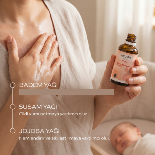 Weleda Organik Göğüs Masaj Yağı 50 ml - Weleda