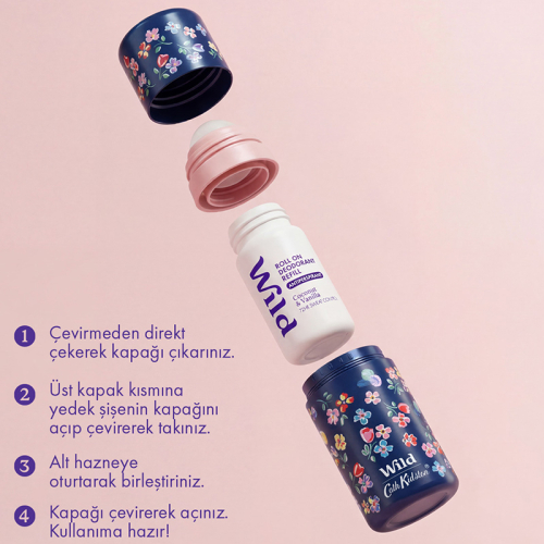 Wild Coconut-Vanilla Roll On Deodorant Refill 50 ml - 3