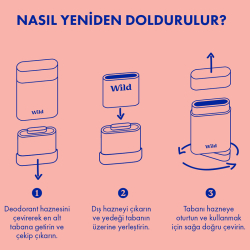Wild Fresh Cotton-Sea Salt Deodorant Refill 40 g - 7