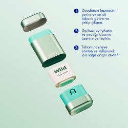 Wild Fresh Cotton-Sea Salt Refillable Deodorant 40 g - 1