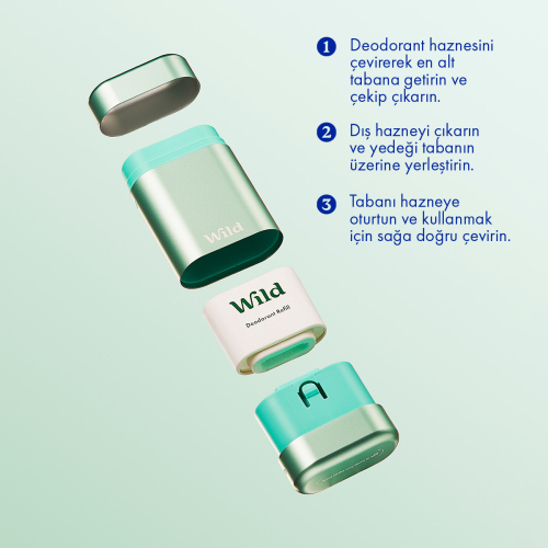 Wild Fresh Cotton-Sea Salt Refillable Deodorant 40 g - Wild