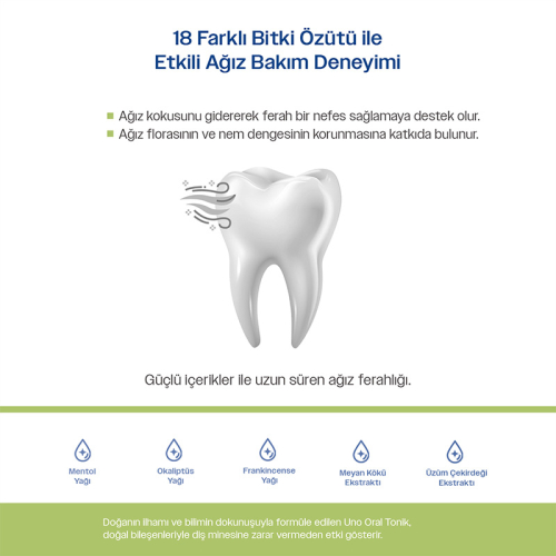 ya da multicosmetics Uno Oral Tonik Ağız Çalkalama Suyu - 3