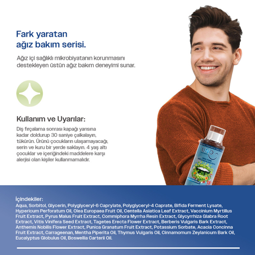 ya da multicosmetics Uno Oral Tonik Ağız Çalkalama Suyu - 4