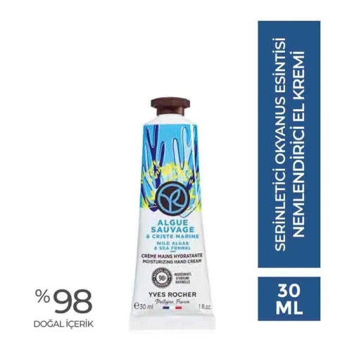 Yves Rocher Nemlendirici El Kremi Okyanus Esintisi 30 ml - 2